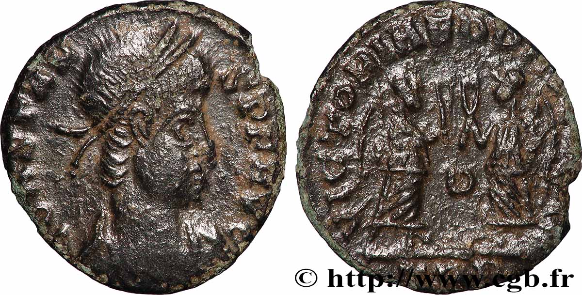 CONSTANS Centenionalis ou nummus fSS/SS