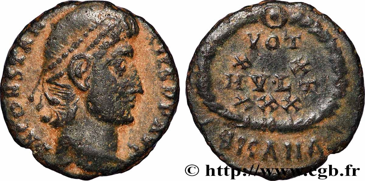 CONSTANTIUS II Centenionalis ou nummus SS