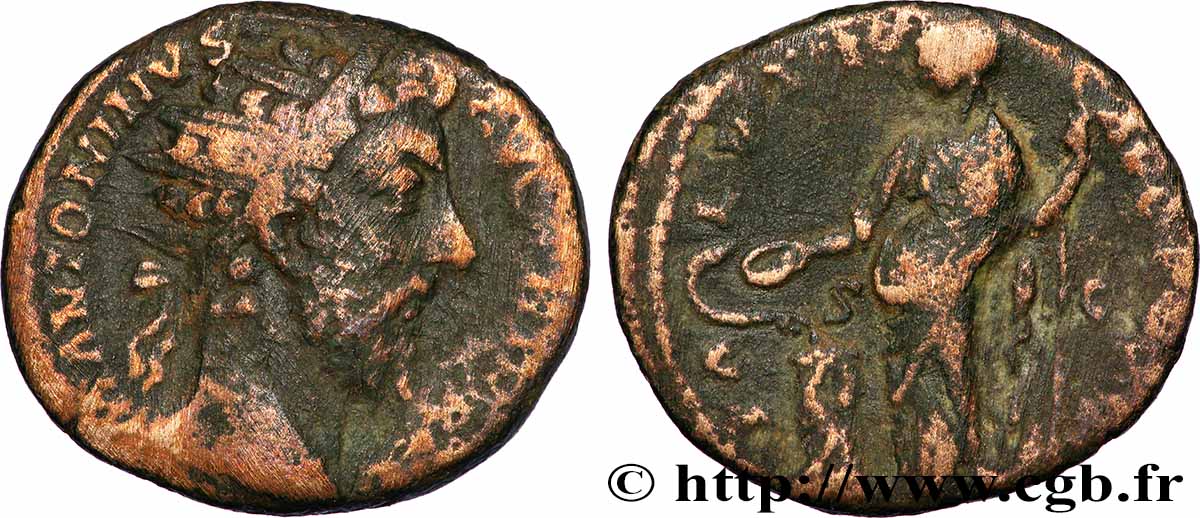 MARCUS AURELIUS Dupondius VF