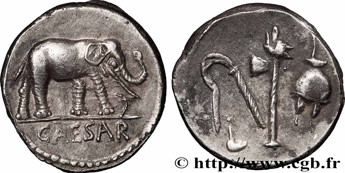 IULIUS CAESAR Denier fST