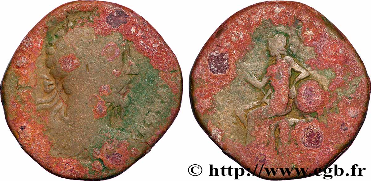 MARCUS AURELIUS Sesterce VG