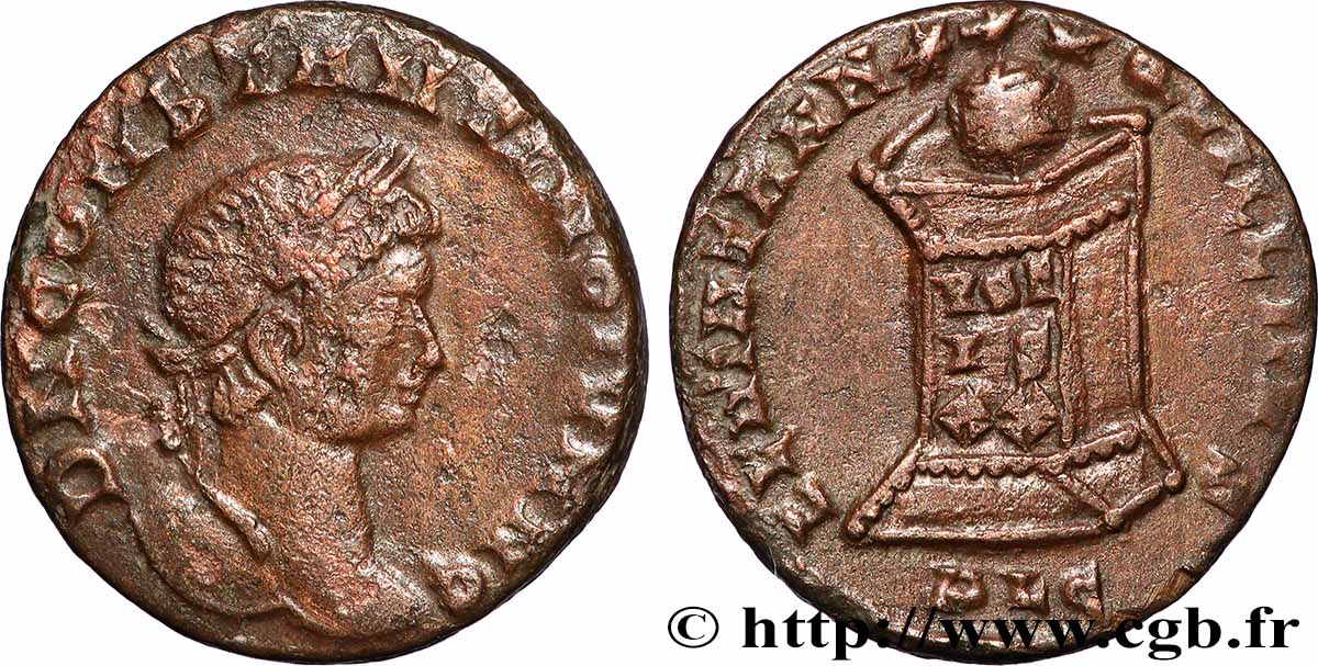 CONSTANTINE II Centenionalis ou nummus, imitation VF/XF