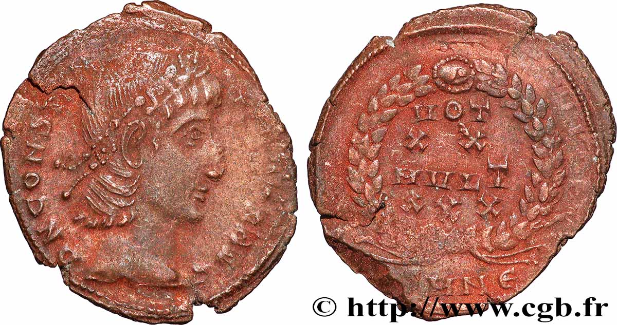 CONSTANS Centenionalis ou nummus XF