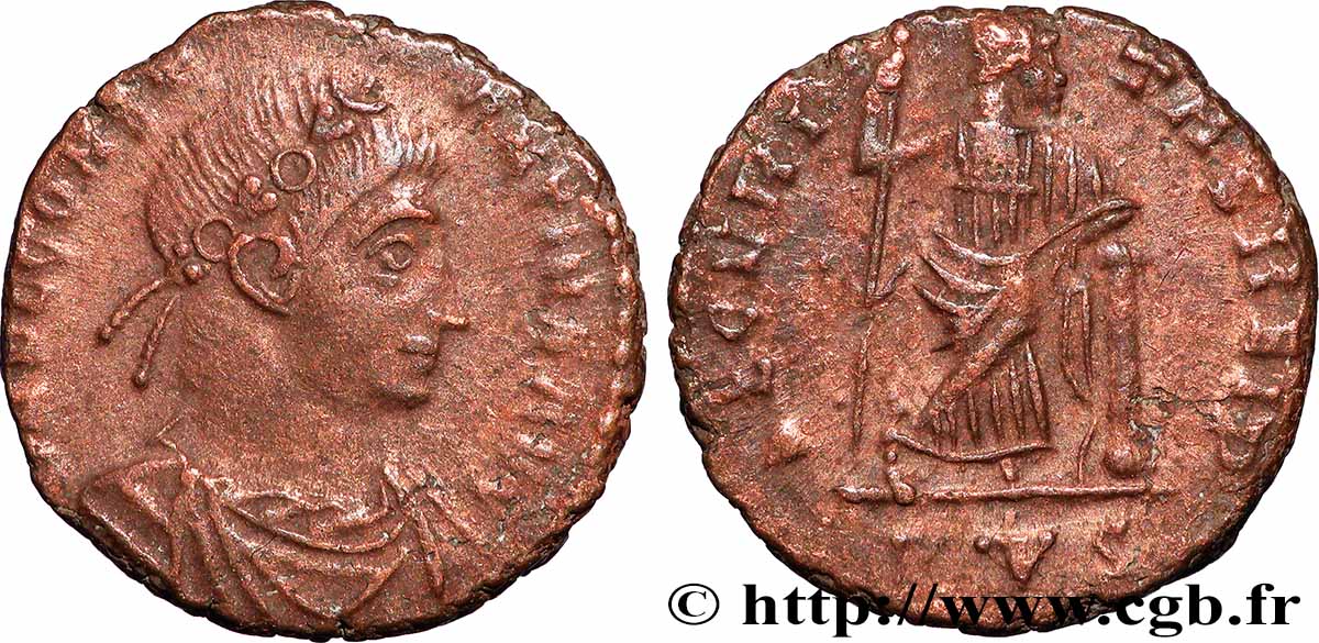 CONSTANTIUS II Nummus AU