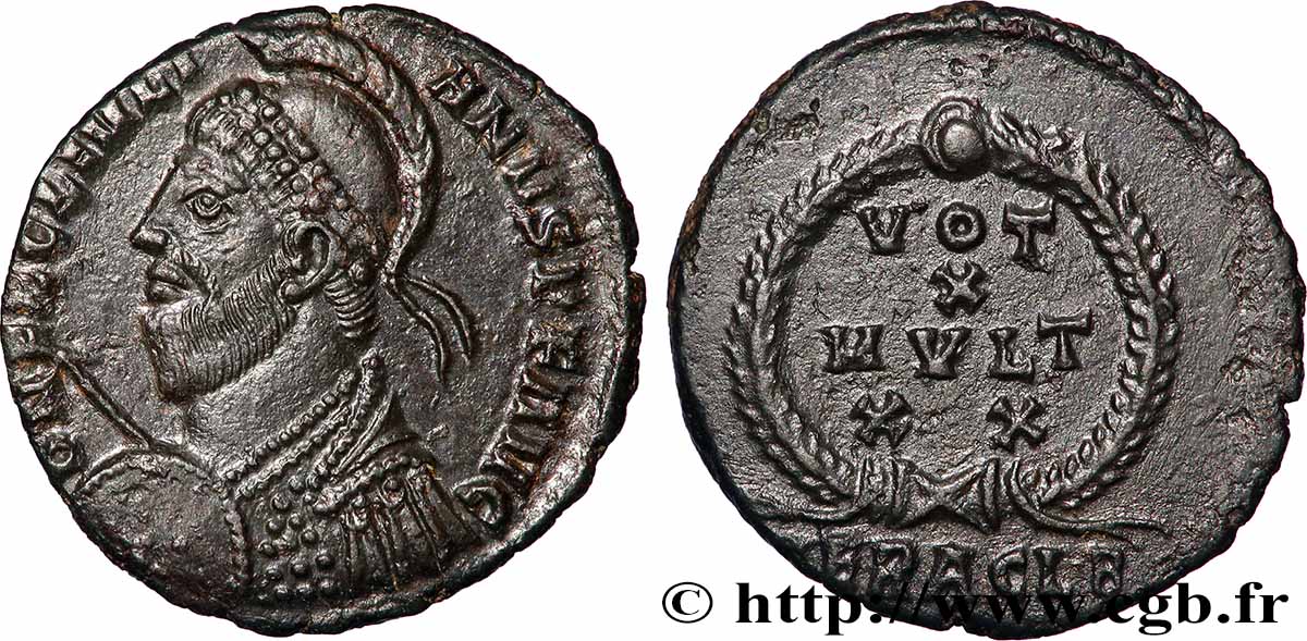 IULIANUS II DER PHILOSOPH Maiorina ou nummus VZ