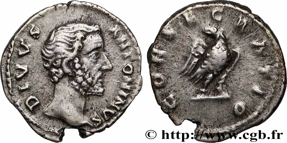 DIVUS ANTONINUS Denier fVZ/SS
