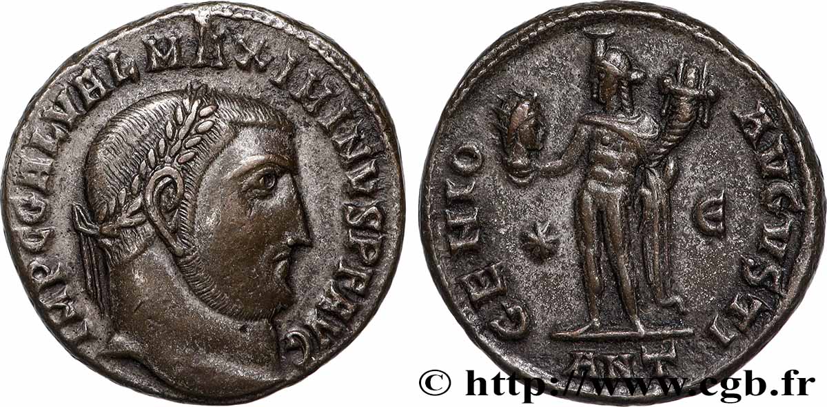 MAXIMINUS II Follis ou nummus AU