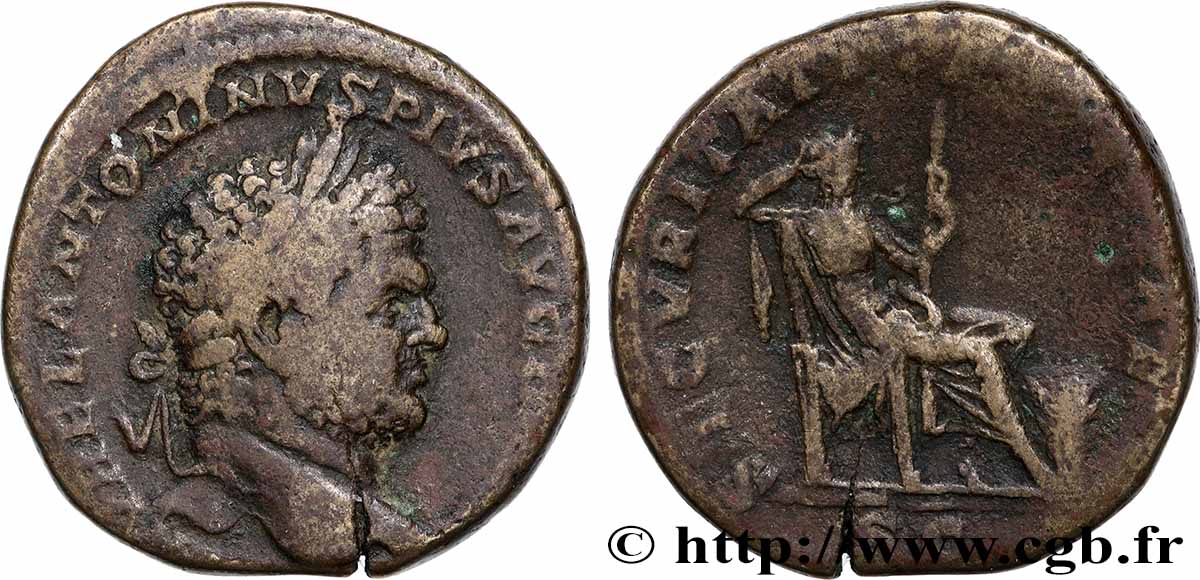 CARACALLA Sesterce XF