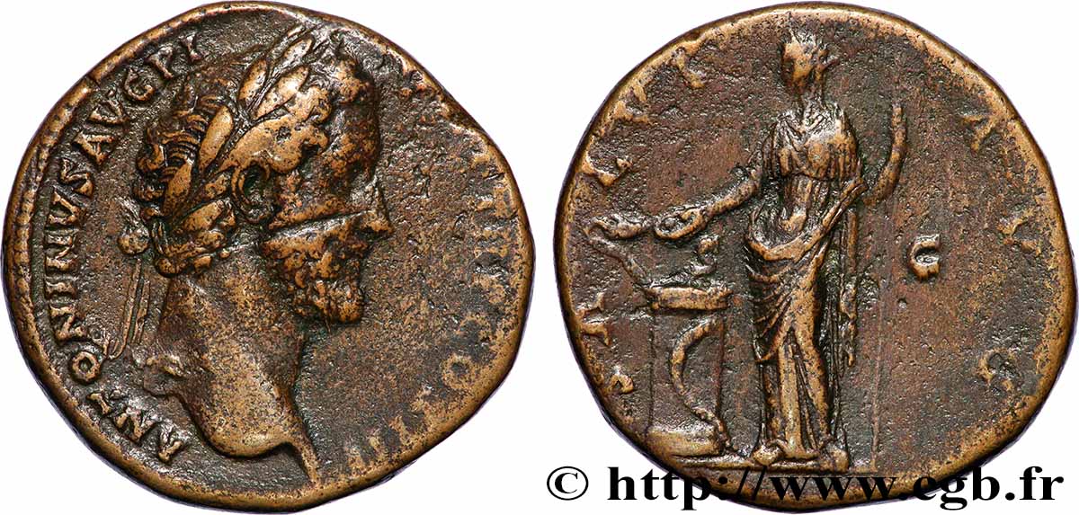 ANTONINUS PIUS Sesterce XF/AU