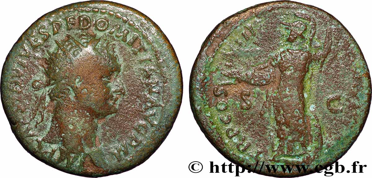 DOMITIANUS Dupondius VF