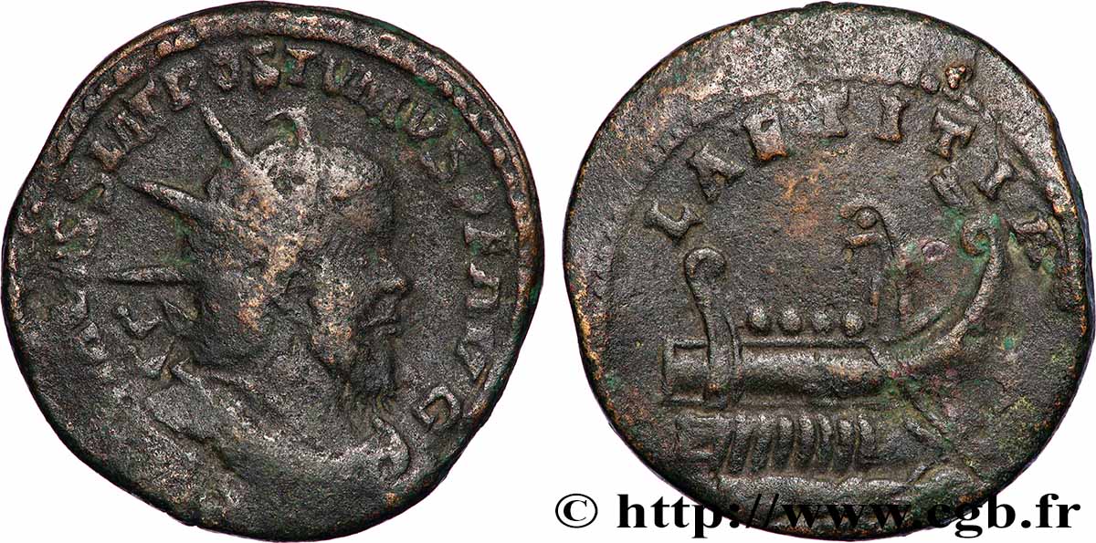 POSTUMUS Double sesterce VF