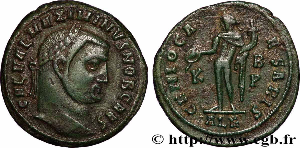 MAXIMINUS II DAIA Follis ou nummus XF