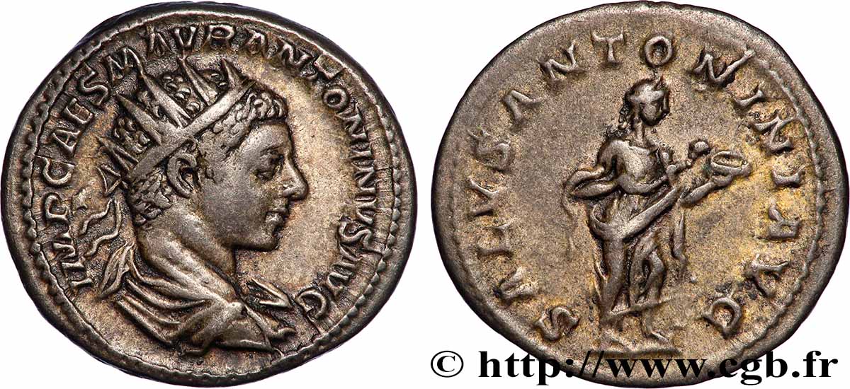 ELAGABALUS Antoninien AU/XF