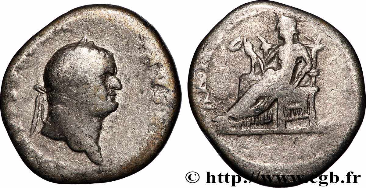 VESPASIAN Denier VF