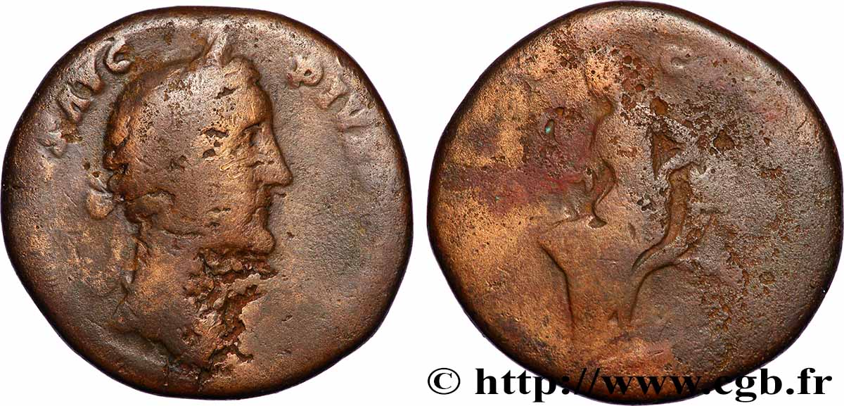 ANTONINUS PIUS Sesterce VF