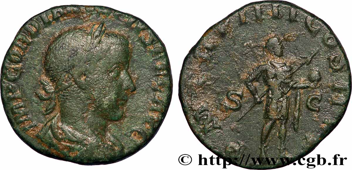GORDIAN III Sesterce VF