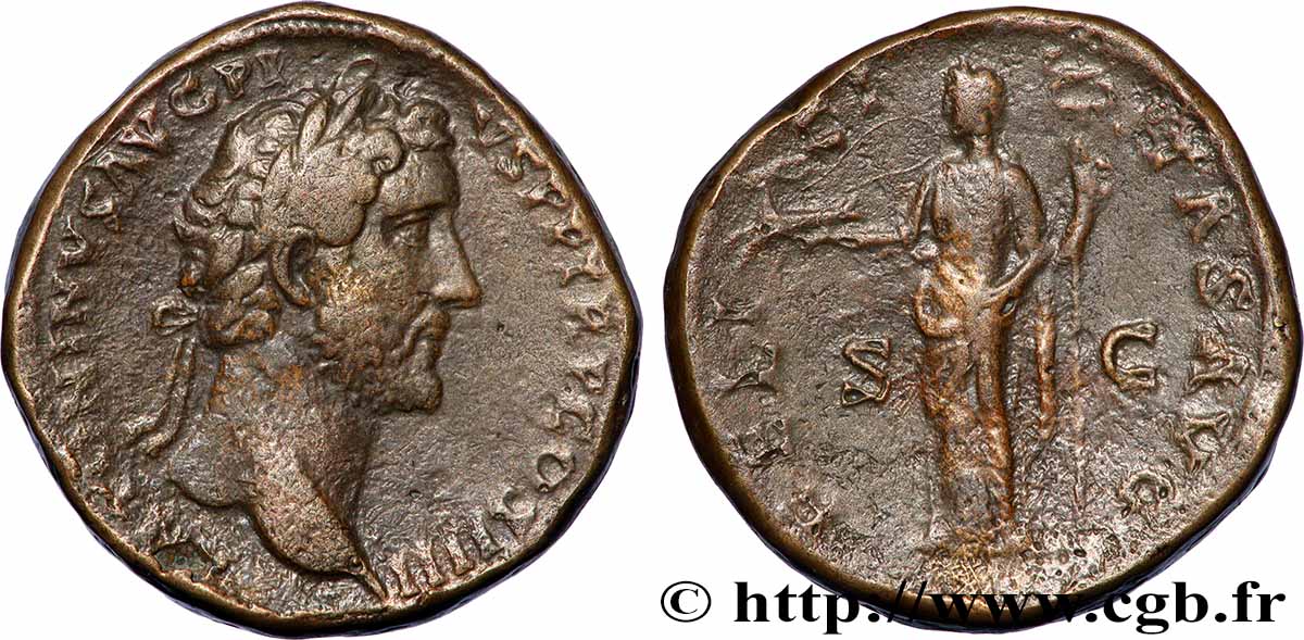 ANTONINUS PIUS Sesterce XF