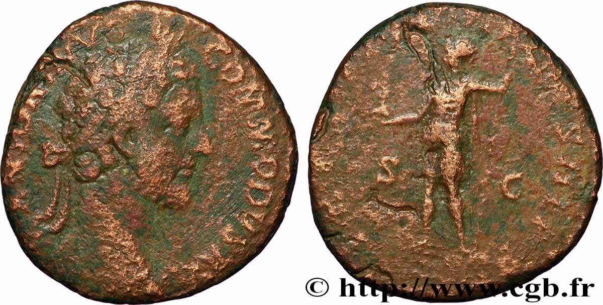 COMMODUS Sesterce VF
