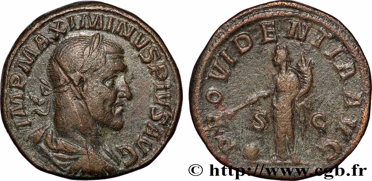 MAXIMINUS I Sesterce XF