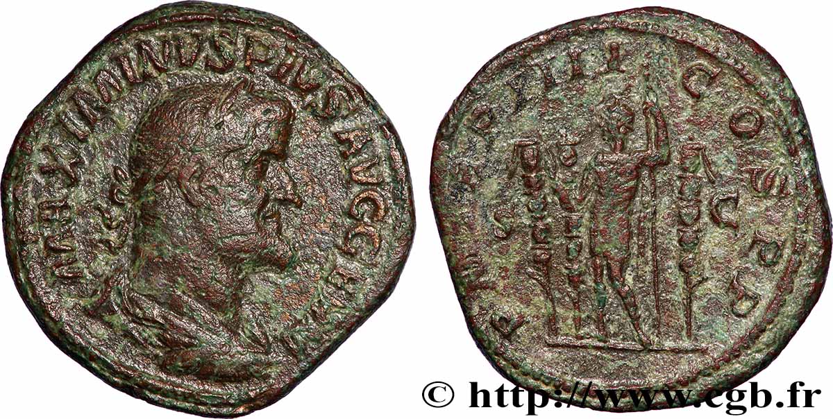 MAXIMINUS I Sesterce VF