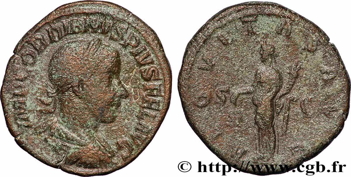GORDIAN III Sesterce VF
