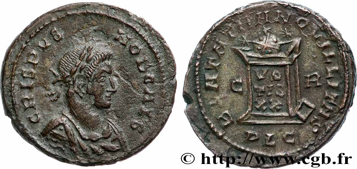 CRISPUS Centenionalis ou nummus AU