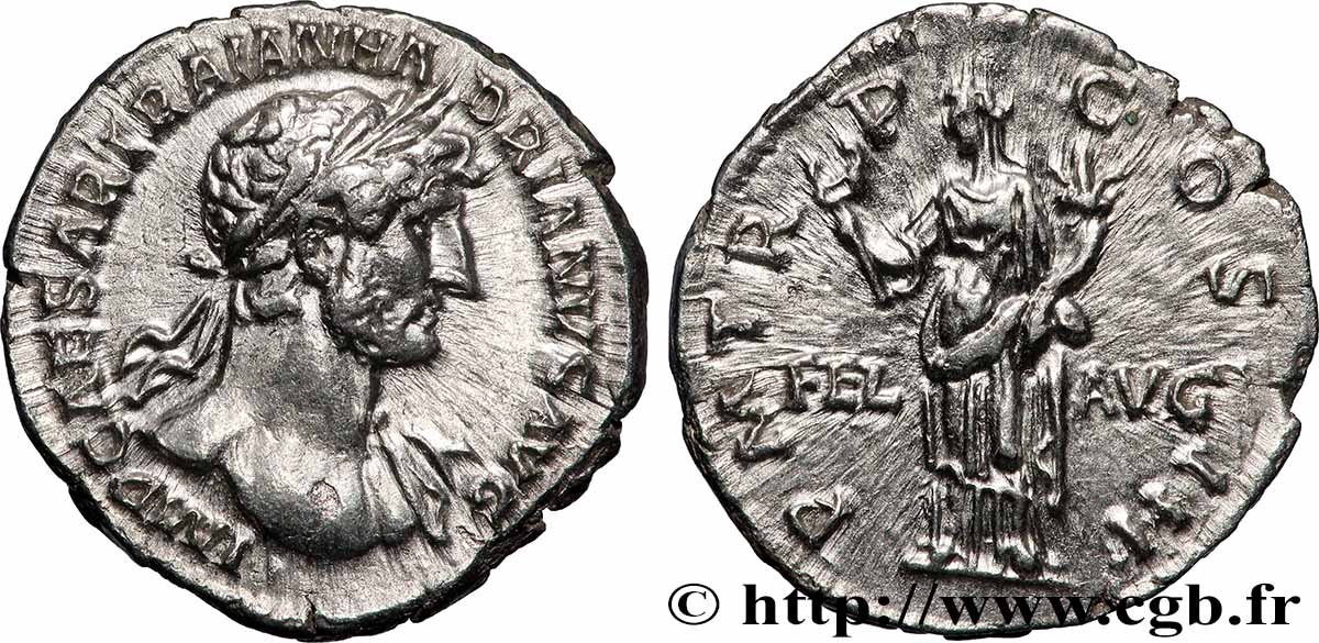 HADRIAN Denier AU/AU
