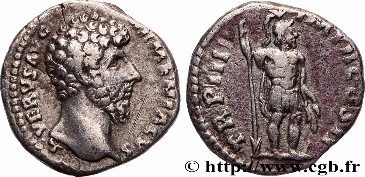 LUCIUS VERUS Denier AU