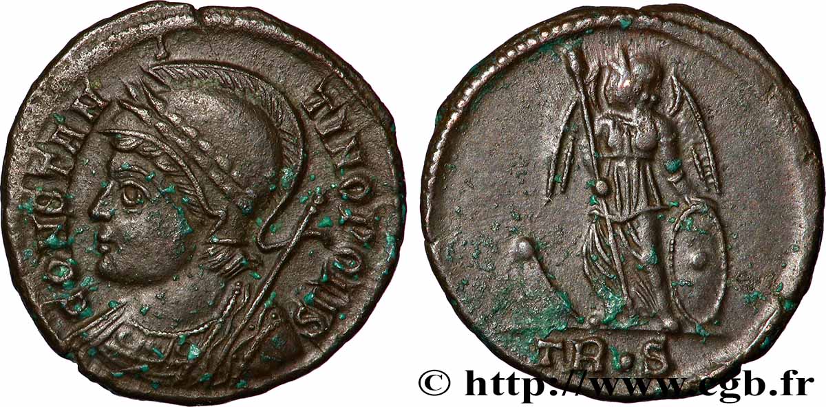 CONSTANTINOPOLIS Centenionalis ou nummus AU