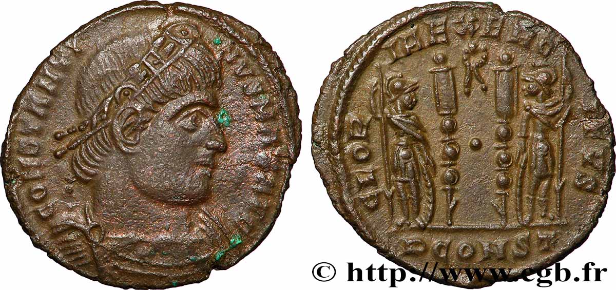 CONSTANTIN Ier LE GRAND Centenionalis ou nummus TTB+