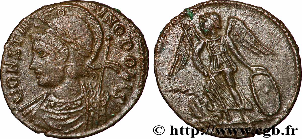 CONSTANTINOPOLIS Centenionalis ou nummus AU