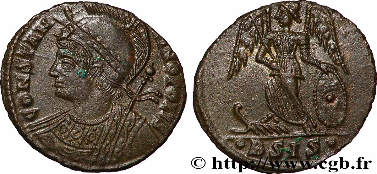 CONSTANTINOPLE Centenionalis ou nummus SUP
