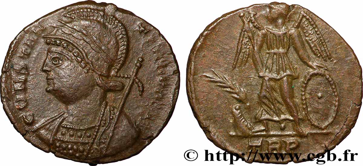 CONSTANTINOPLE Centenionalis ou nummus SUP