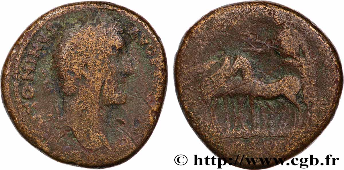 ANTONINUS PIUS Sesterce VF