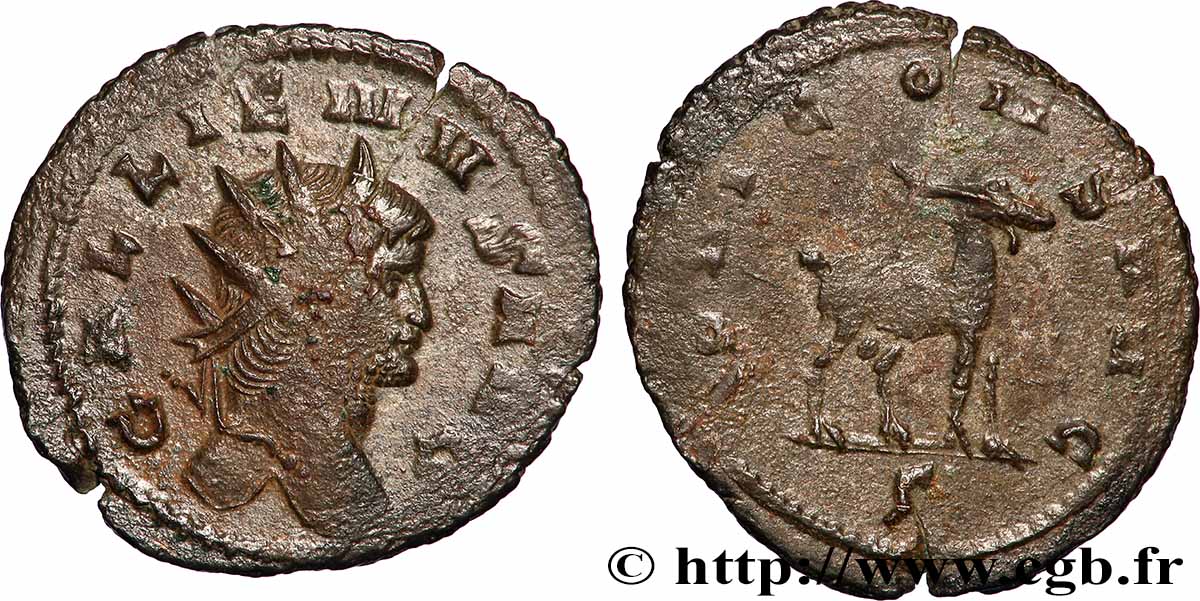 GALLIENUS Antoninien AU/XF