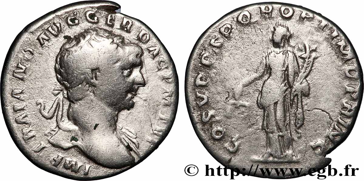 TRAJANUS Denier VF