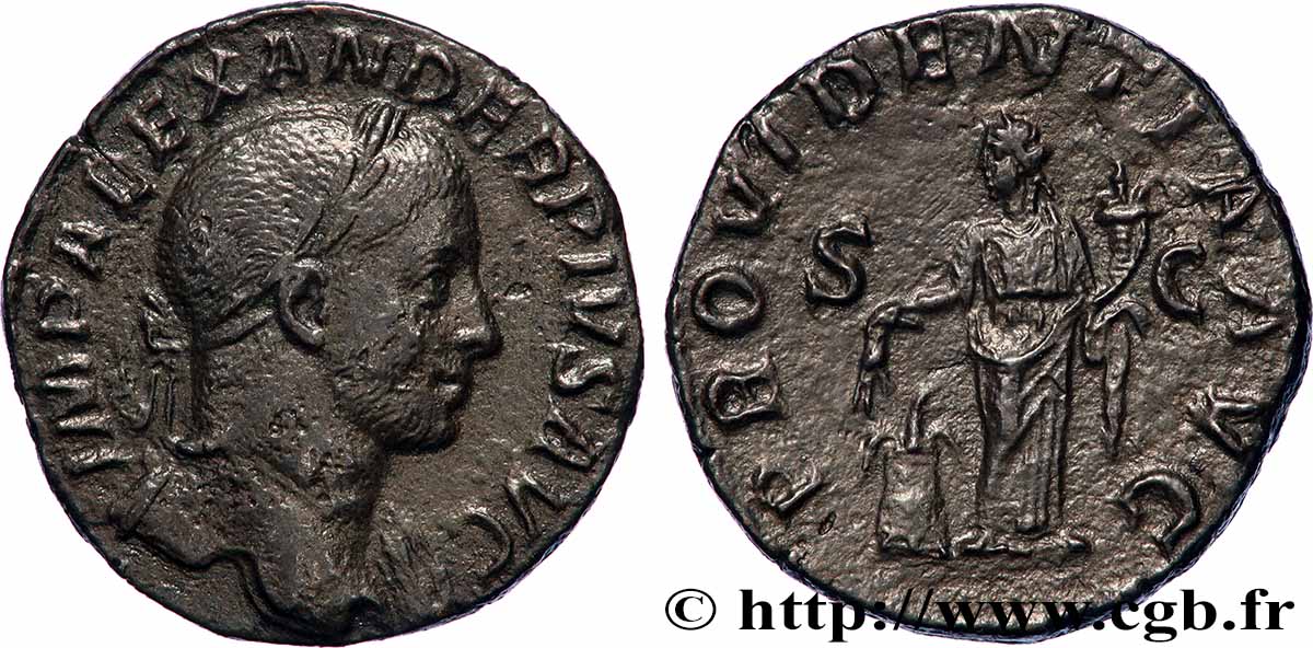 SEVERUS ALEXANDER Sesterce XF