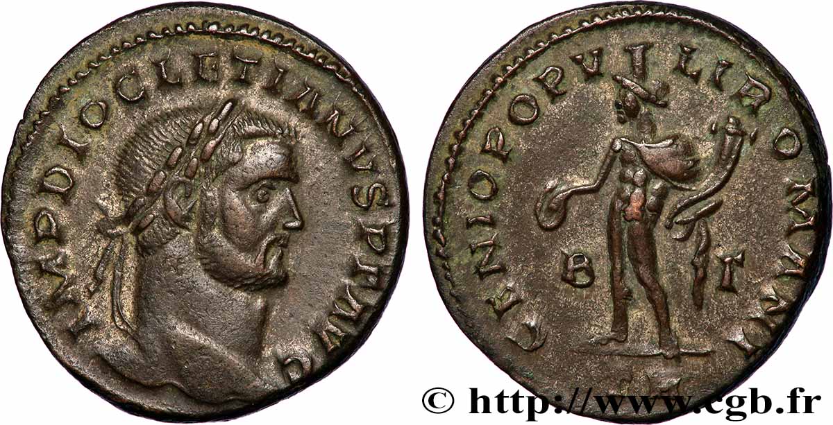 DIOCLETIAN Follis ou nummus AU