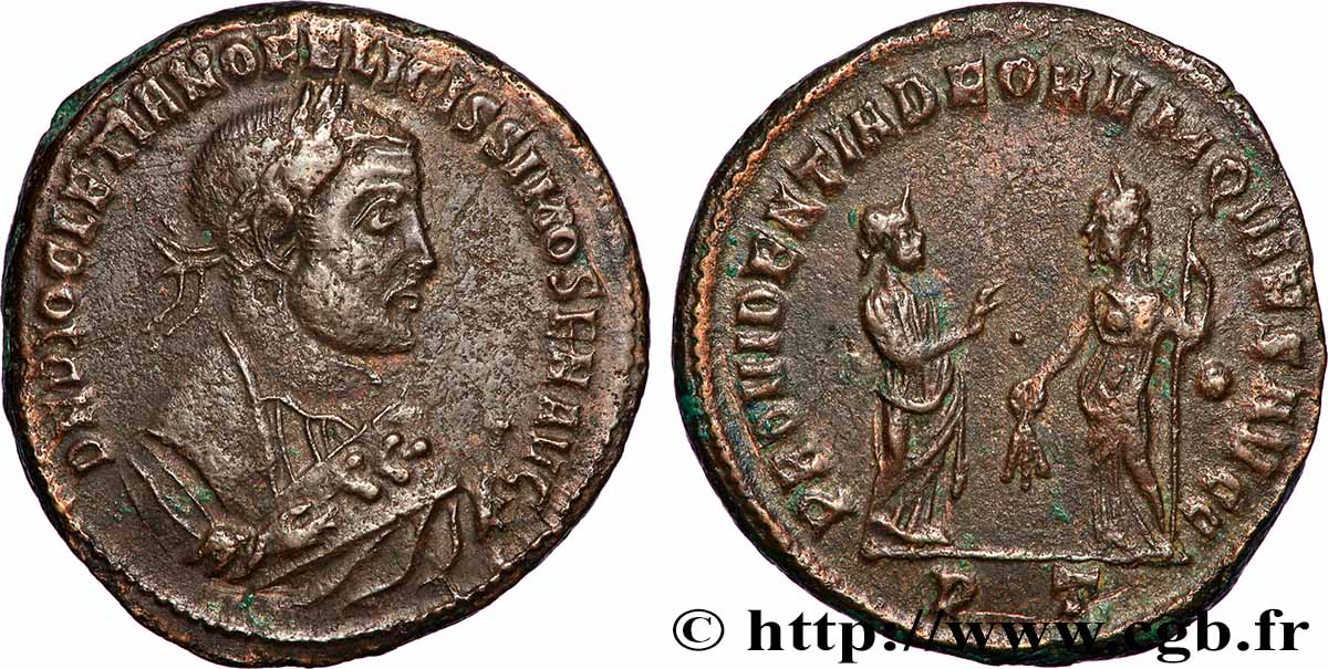 DIOCLETIAN Follis ou nummus XF