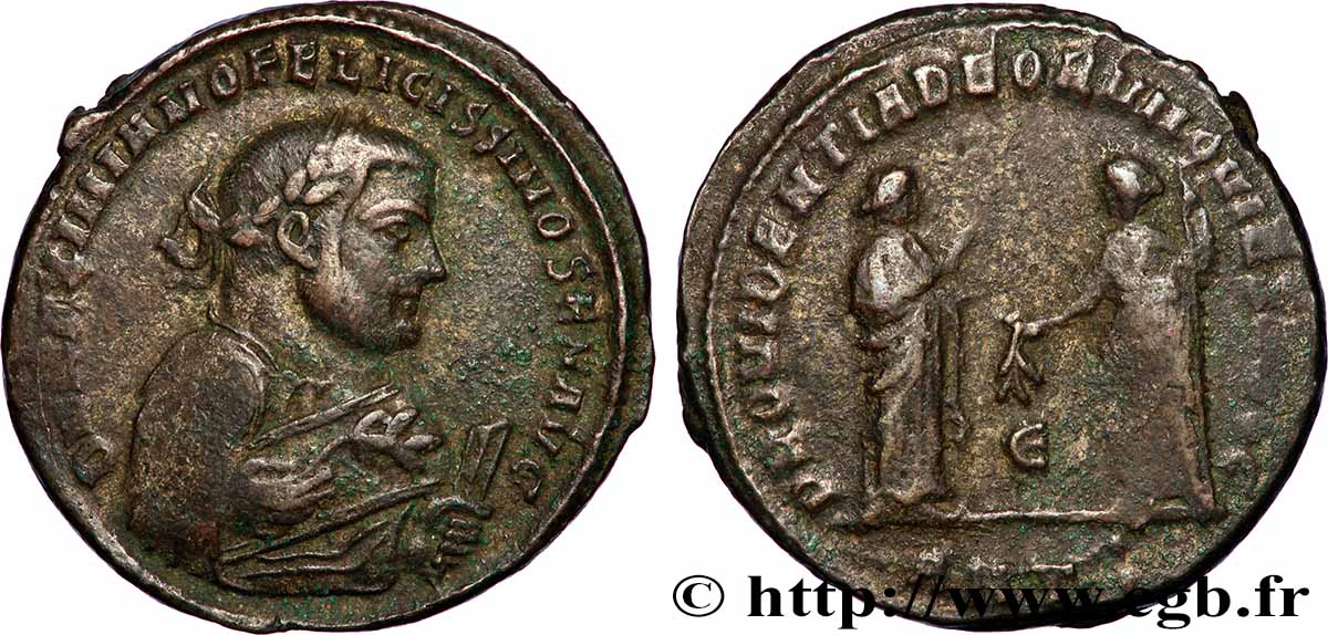 MAXIMIAN HERCULIUS Follis ou nummus XF