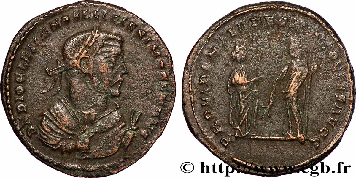 DIOCLETIAN Follis ou nummus XF