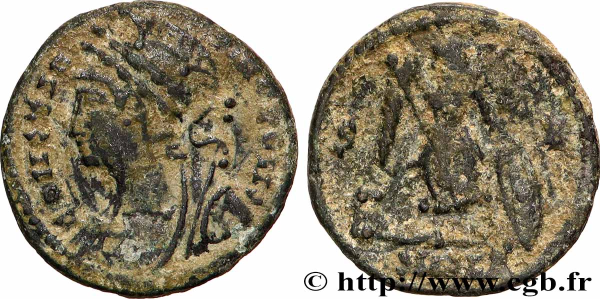 CONSTANTINOPLE Centenionalis ou nummus TTB/TB+