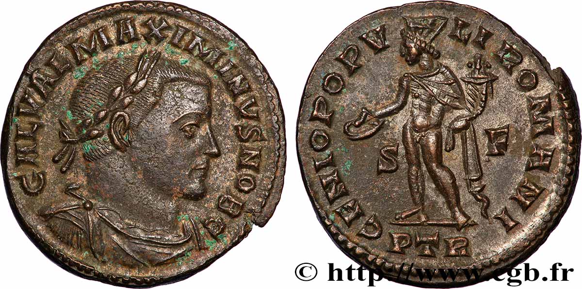 MAXIMINUS II DAIA Follis ou nummus AU/AU