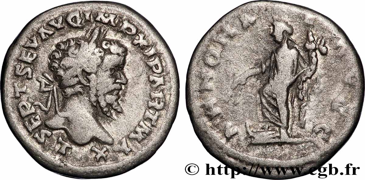 SEPTIMIUS SEVERUS Denier XF/VF