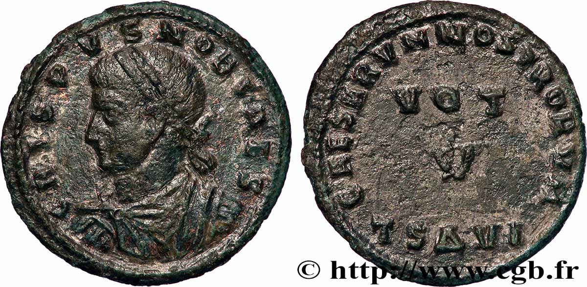 CRISPUS Centenionalis ou nummus XF