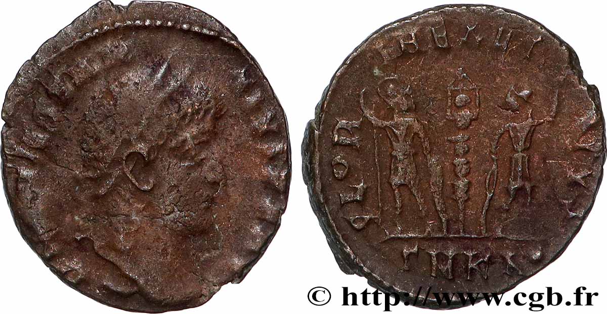 CONSTANCE II Centenionalis ou nummus TB+/TTB