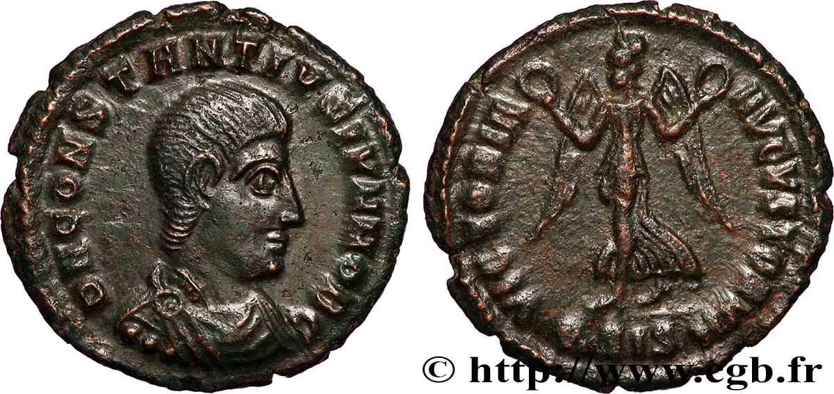 CONSTANTIUS GALLUS Demi-maiorina AU