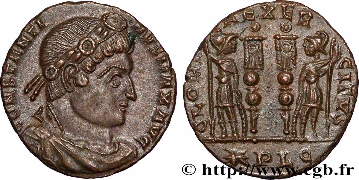 CONSTANTINE I THE GREAT Centenionalis ou nummus AU
