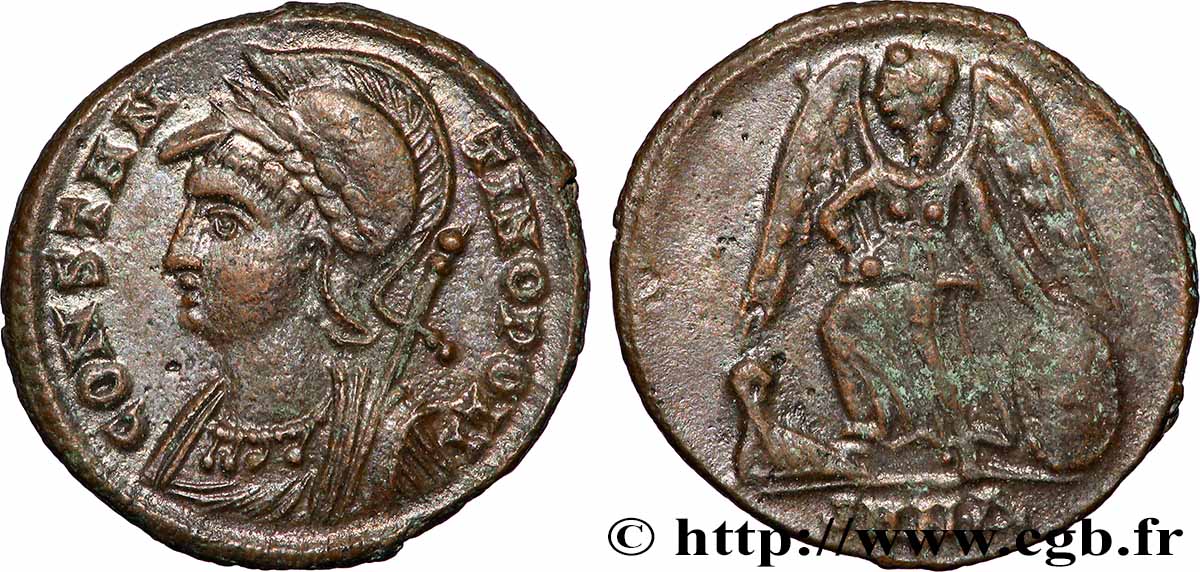CONSTANTINOPOLIS Centenionalis ou nummus AU/AU
