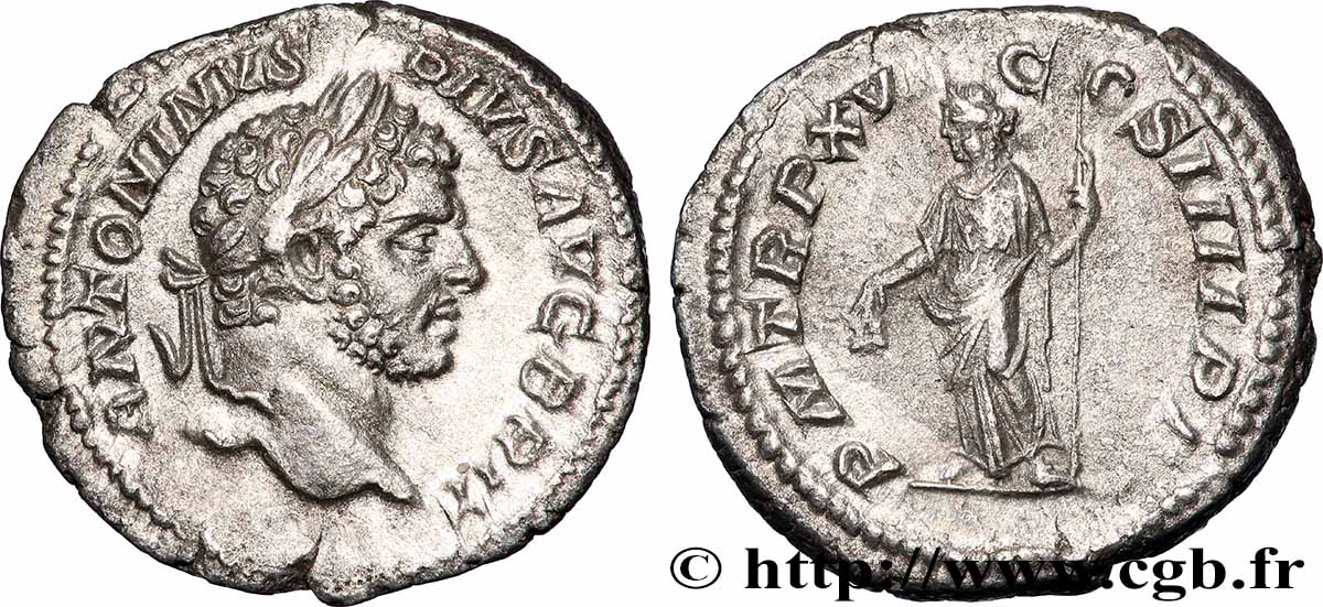 CARACALLA Denier AU